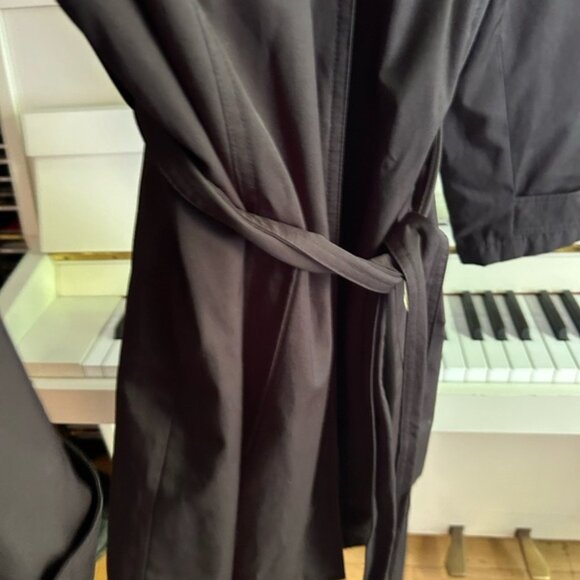 Ivanka Trump Black Trench Coat Windbreaker XL - Picture 11 of 16